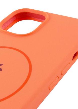 Чохол silicone case full protective (aa) with magsafe для apple iphone 14 plus (6.7") помаранчевий / papaya 4
