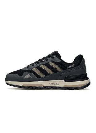 Чоловічі кросівки adidas zx 700 grey black beige