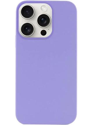 Чохол silicone case (aa) no logo with magsafe для apple iphone 16 pro (6.3") бузковий / dasheen