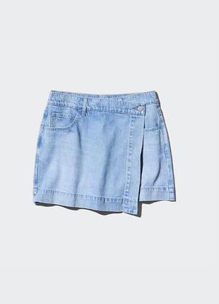 Шорты-юбка uniqlo (477522) размер xs