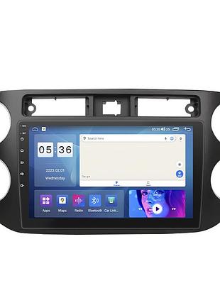 Штатна магнітола lesko для volkswagen golf plus ii 2009-2014 екран 9" 4/64gb carplay 4g wi-fi gps prime 2 шт.