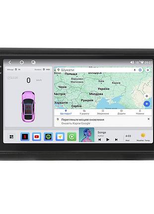 Штатна магнітола lesko для renault express 2021-н.в. екран 9" 4/64 qled carplay 4g wi-fi gps 360 prime