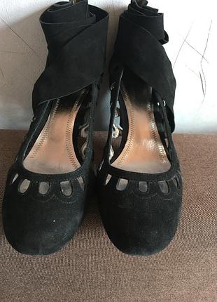 Замшевые туфли braska 39р