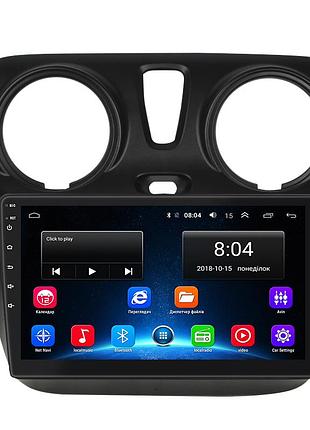 Штатна магнітола lesko для dacia sandero ii ver 2 2012-2016 екран 9" 2/32gb wi-fi gps base 5 шт.