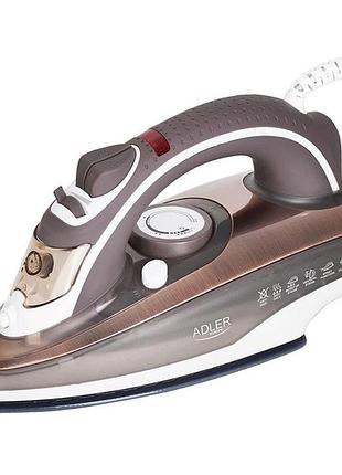 Паровой утюг adler ad 5030 3000вт с керамической подошвой ze-21 top shop ua_