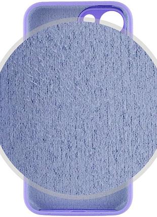 Чохол silicone case full camera protective (aa) для apple iphone 14 (6.1") бузковий / dasheen 3