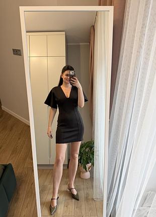 Вишукане чорне міні плаття zara