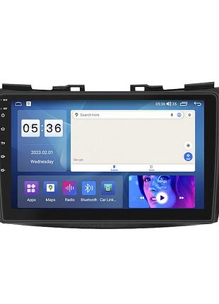 Штатная магнитола lesko для suzuki swift iv рестайлинг 2013-2017г 9" 4/64gb carplay 4g wi-fi gps prime 5шт
