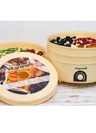 Сушилка для овощей и фруктов si-366 vilgrand vdf520-20 top shop ua_