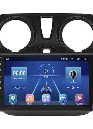 Штатная магнитола lesko для dacia lodgy ver 2 2017-н.в. экран 9" 4/64gb 4g wi-fi gps top 2шт
