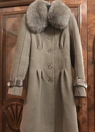 Кашемировое пальто зимнее liana1 фото