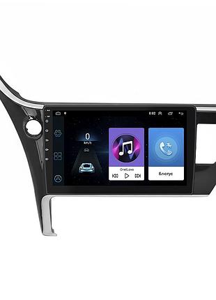Штатна магнітола lesko для toyota auris ii рестайлінг 2015-2018 екран 10" 1/16gb wi-fi gps base 9 шт.