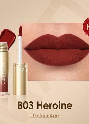 Жидкая матовая помада для губ focallure glorious matte) тон b03 heroine