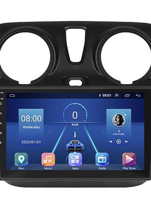 Штатная магнитола lesko для dacia dokker i ver 2 2012-2017 экран 9" 2/32gb 4g wi-fi gps top 6шт