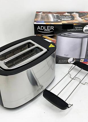 Тостер с функцией автоматического выталкивания тостов adler, качественный тостер для дома ak-31