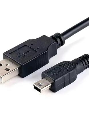 Дата-кабель usb 2.0 to mini-usb (2.0m) black
