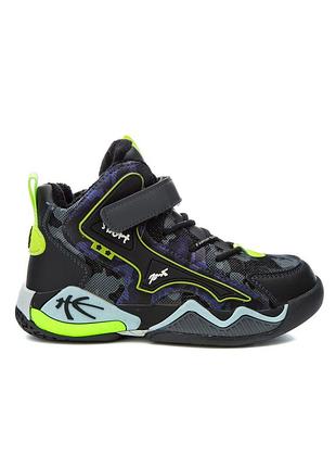 Дитячі черевики 17158 сірі гума штучна шкіра active sport comfort