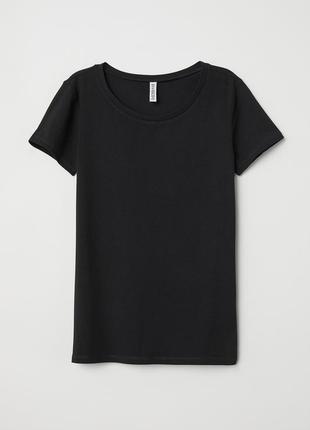 Xs/хl h&m новая фирменная облегающая базовая хлопковая футболка3 фото