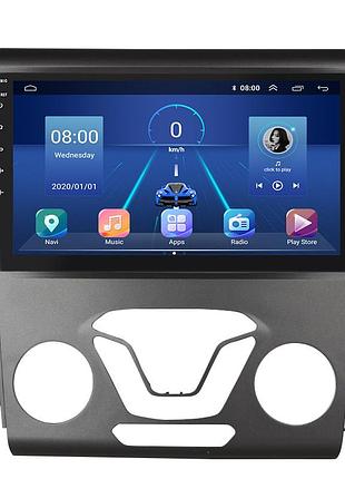 Штатна магнітола 9" lesko для ford fusion (north america) ii рестайлінг 2016-2020 2/32gb 4g wi-fi gps top