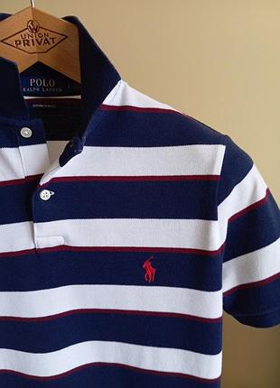 Футболка поло polo ralph lauren в полосу оригинал