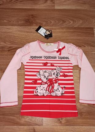 Нарядная розовая кофта блузка на девочку рост 110 - 116
