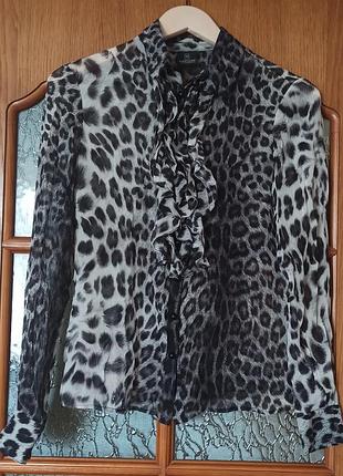 Madeleine блуза в леопардовий принт