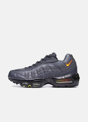 Мужские кроссовки nike air max 95 anthracite safety orange