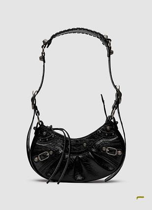 Сумка баленсиага le cagole xs shoulder bag black