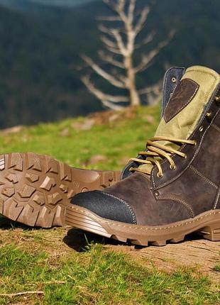 Військові жіночі тактичні берці демісезонні. 36-48р коричневі. адаптовані до постійних навантажень! msdf-2114