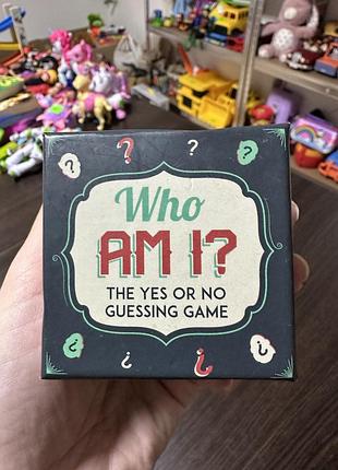 Хто я?" (who am i?), яка являє собою гру на відгадування персонажів або предметів.