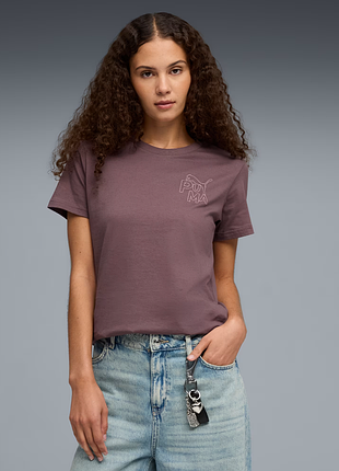 Жіноча футболка puma animated women's tee нова оригінал сша
