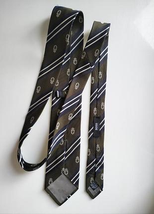 Смугаста краватка галстук hugo boss