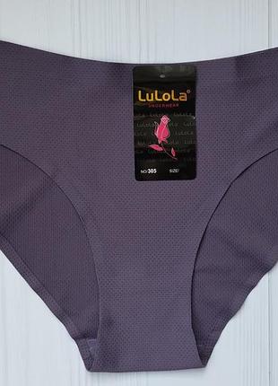 Трусики lulola безшовні з перфорацією бузковий 305