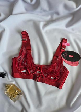 Бюст красный hunkemoller private collection 75c 3