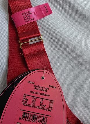 Бюст красный hunkemoller private collection 75c 5