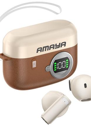 Беспроводные tws наушники amaya atw-36 brown
