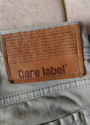 Джинсы care label denim размер 32 бежевые италия3 фото