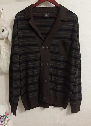 Мужской тонкий кардиган karaca на пуговицах (wool blend)