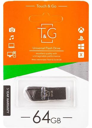 Флеш-накопитель t&g 114 metal series usb 3.0 — 64gb черный