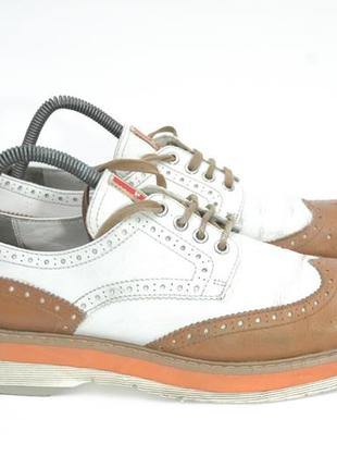 Prada leather brogues2 фото