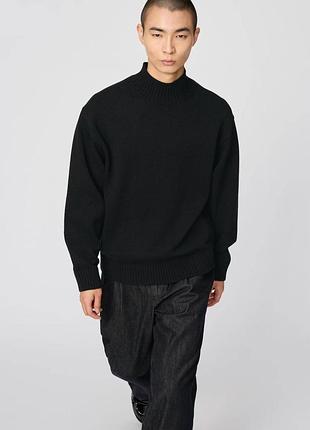 Вязаный свитер uniqlo унисекс