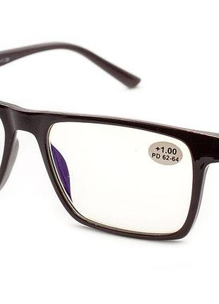 Очки favori 25715-c2 blue blocker в пластиковой оправе +1,75