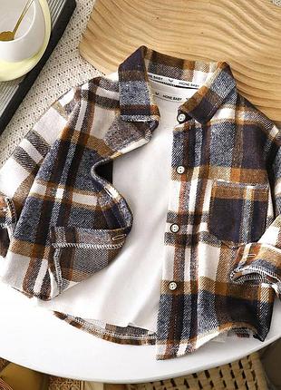 Стильная рубашка детская 10