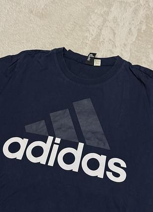 Синя футболка adidas/адідас