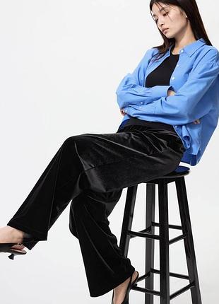 Велюровые штаны uniqlo
