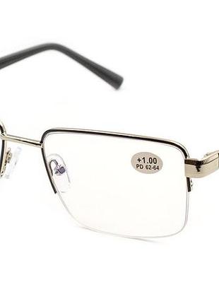 Очки favori 25712-c3 blue blocker в металлической оправе +1,75