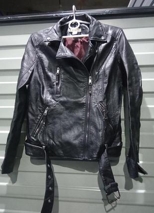 Куртка косуха h&amp;m черная