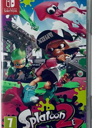 Splatoon 2, б/у, русские субтитры - картридж для nintendo switch