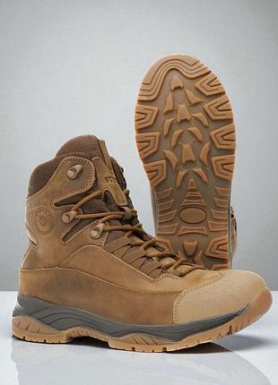 Военные женские зимние берцы из кожи. 36-46р койот. прочные и удобные! stzf-2143 38