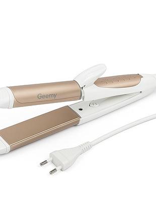 Щипцы для вьющихся волос gemei gm-2961, эргономичный утюжок выпрямитель, утюжок для ухода за волосами mb-65